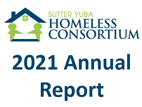 Sutter Yuba Homeless Consortium Logo and Report Title