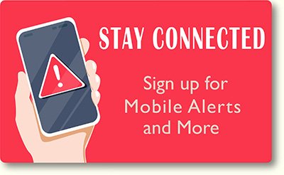 Stay connected. Enroll for alerts at CodeRED