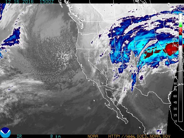 Western US Color Enhanced Infrared